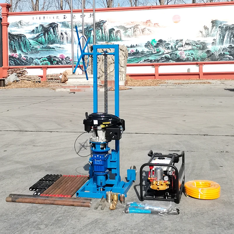 Equipamento de perfuração de exploração geológica de núcleo mineral portátil pequeno de 25m pode ser personalizado para venda