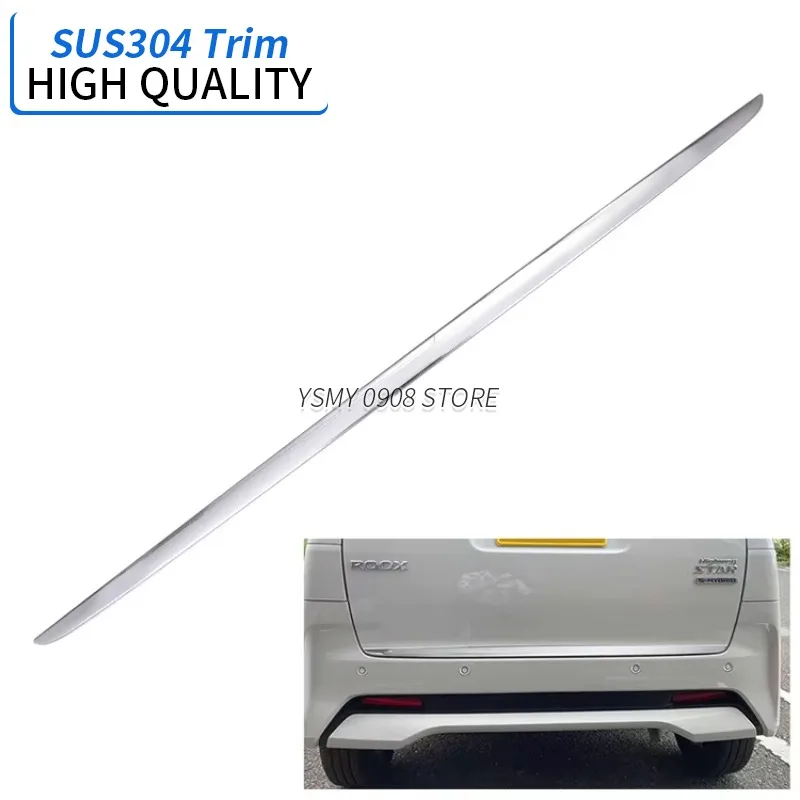 1 PCS Rear Gate Tailgate Trim for Roox 40 2020+ Custom Car Exterior Accessories High Quality Stainless Steel Chrome Car Styling