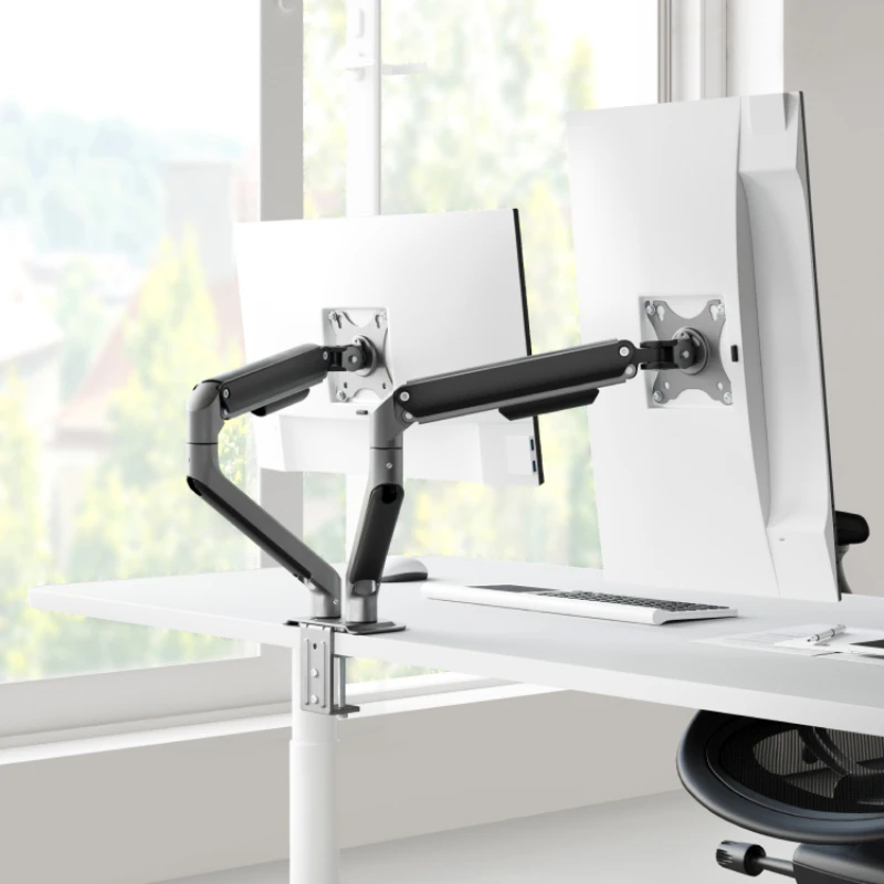 Dual-screen monitor stand, laptop, secondary screen, 2-in-1 heightened base, E350-2