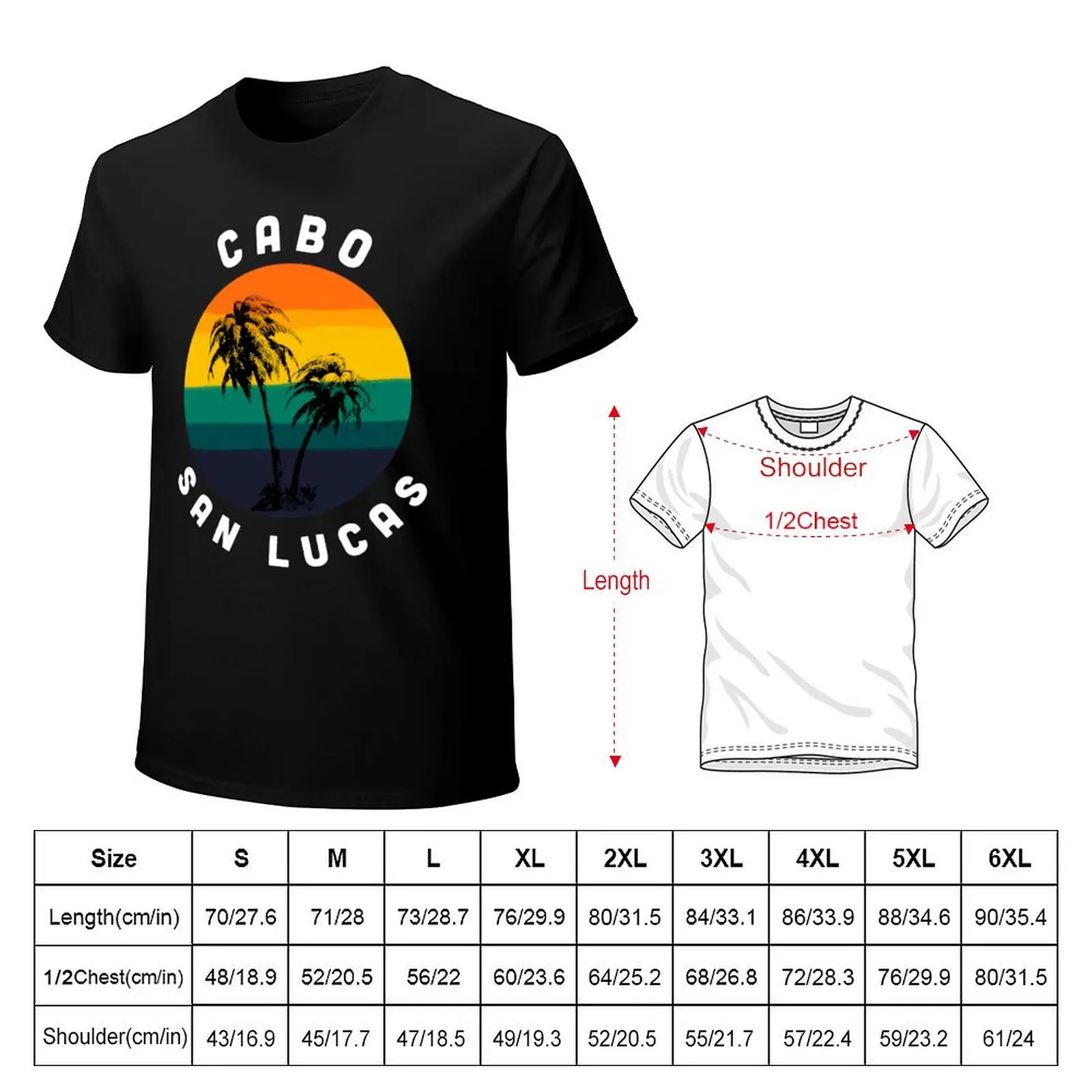Cabo San Lucas Souvenir Mexico Family Group Trip Vacation T-Shirt Trendy Casual Short Sleeve Shirt