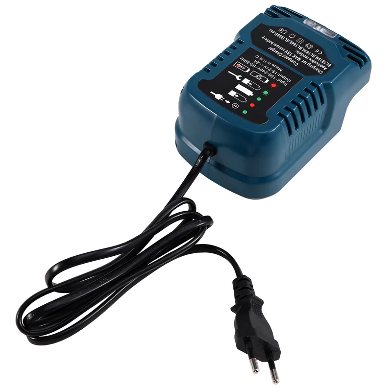 A60F-Power Tool Li- Battery Mini Compact Charger For  18V Lithium  Battery BL1860 BL1830 For DC18RC EU Plug