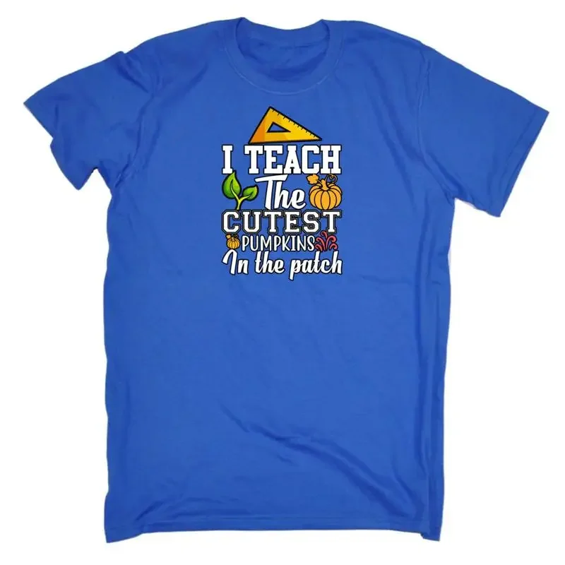 I Teach The Cutest Pumpkins In Patch Teacher Mens Funny T Shirt