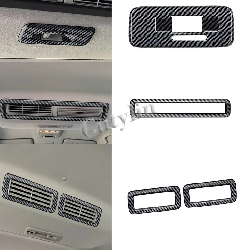 

For Mitsubishi Delica MINI 2025 2026 ABS Black Air Condition Roof Vent Cover Trim Air Conditioner Button Control Decoration trim