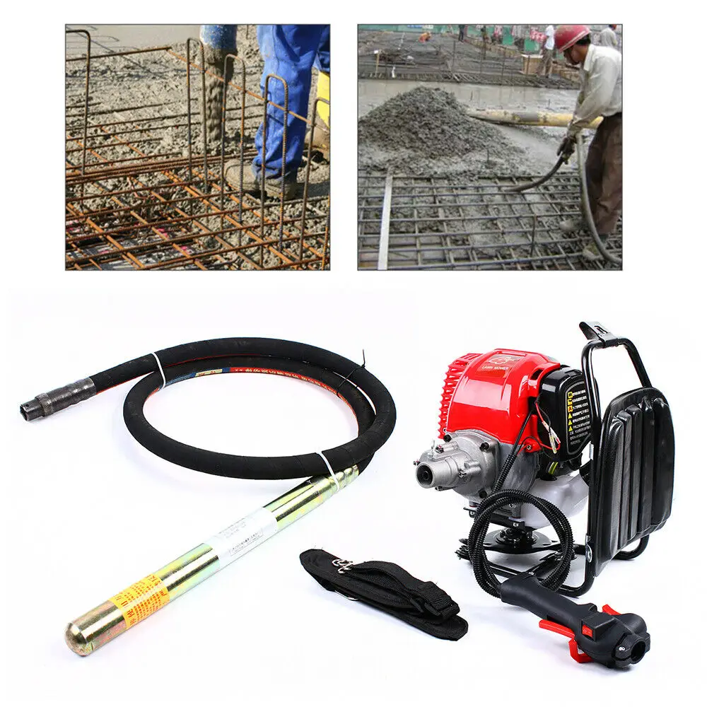 4 Stroke 4.8 HP Engine Concrete Cement Vibrator Motor Single Cylinder Vibrating Machine OHV Valve System Vibrators Tool