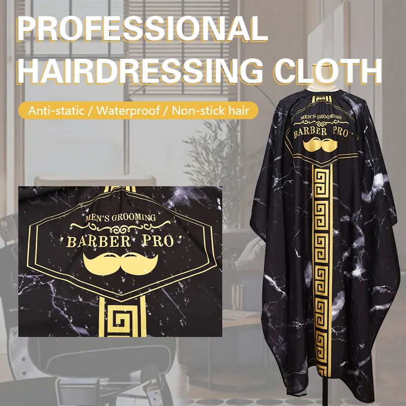 

Salon Hair Cutting Cape Pro Barber Hairdressing Hairdresser Cloth Gown Apron Haircut Barbershop Tool