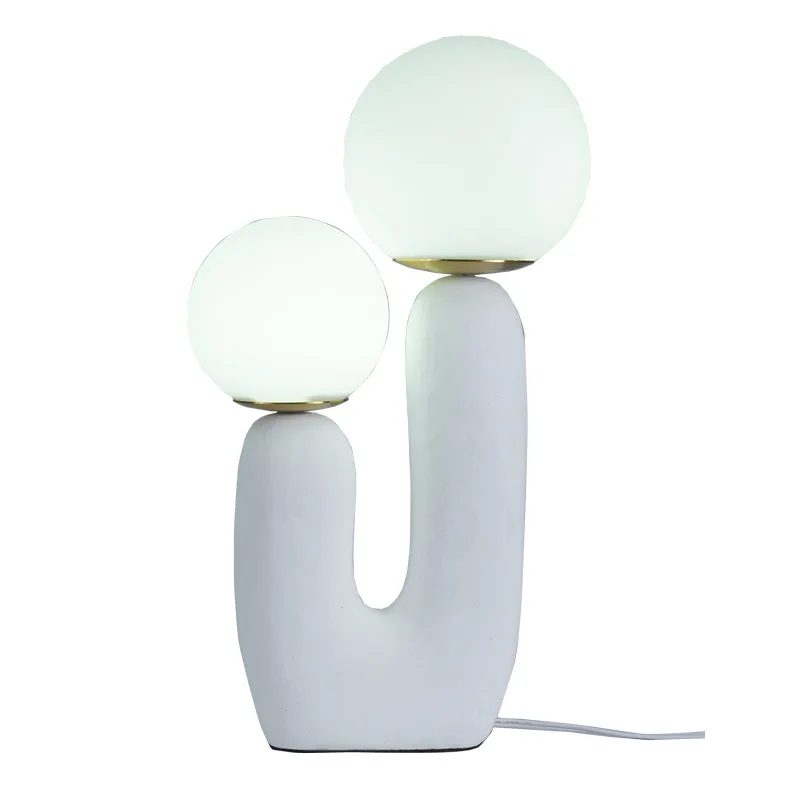 

Nordic minimalist clay lamp Internet celebrity resin desk lamp