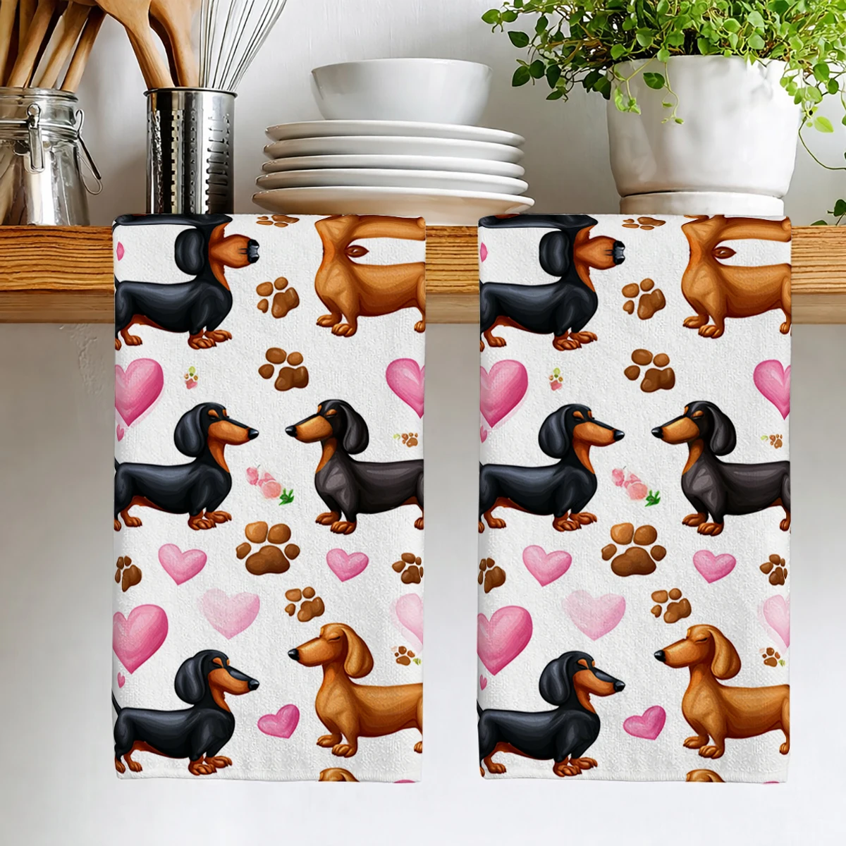 

Bow & Cherry Pattern Polyester Scouring Pad - Fade Resistant, Machine Washable, High Quality Cleaning Cloth For Kitchen