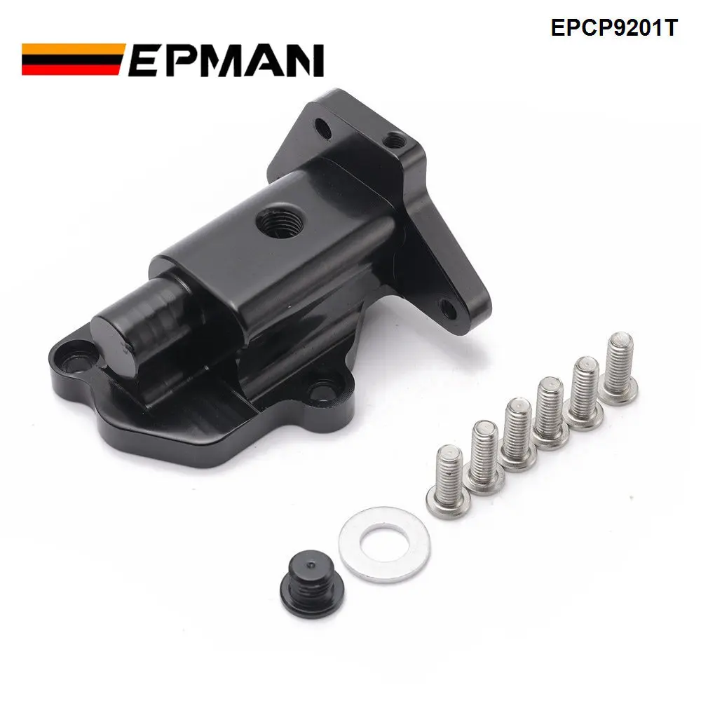 EPMAN Aluminum Billet VTEC Solenoid Housing For Honda Civic Acura B Series B16A B16B B18 Sk2 Style EPCP9201T