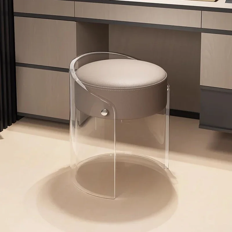 & Dresser Dining Chairs Acrylic Minimalist Design Home Furniture Cadeiras Luxury Accent Makeup Chair Bedroom Stools Vanity