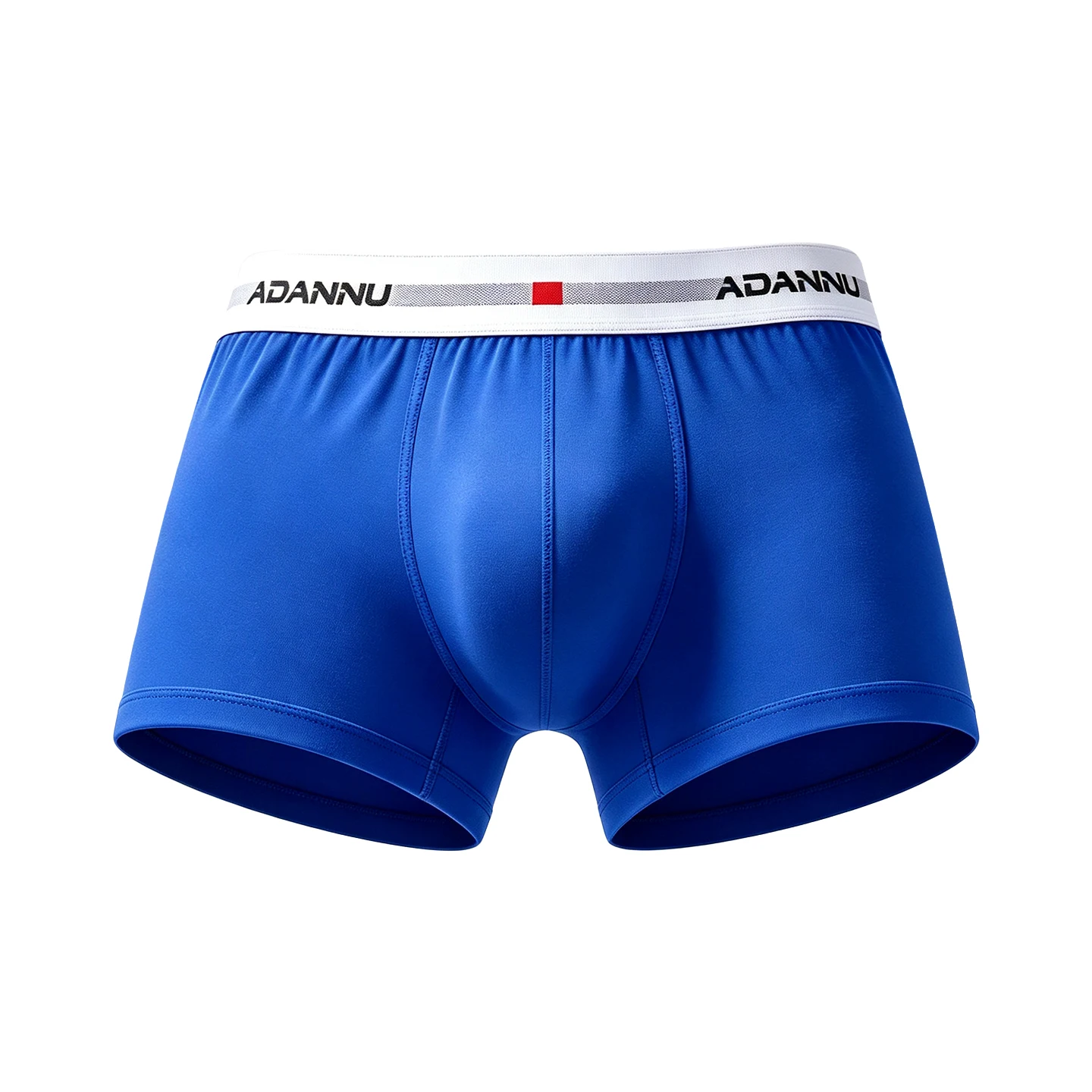 Men's Cotton Casual Boxer Underwear Thick Elastic Waistband U‑Pouch 3D Cutting Shaping Soft Breathable Stretch Male Briefs