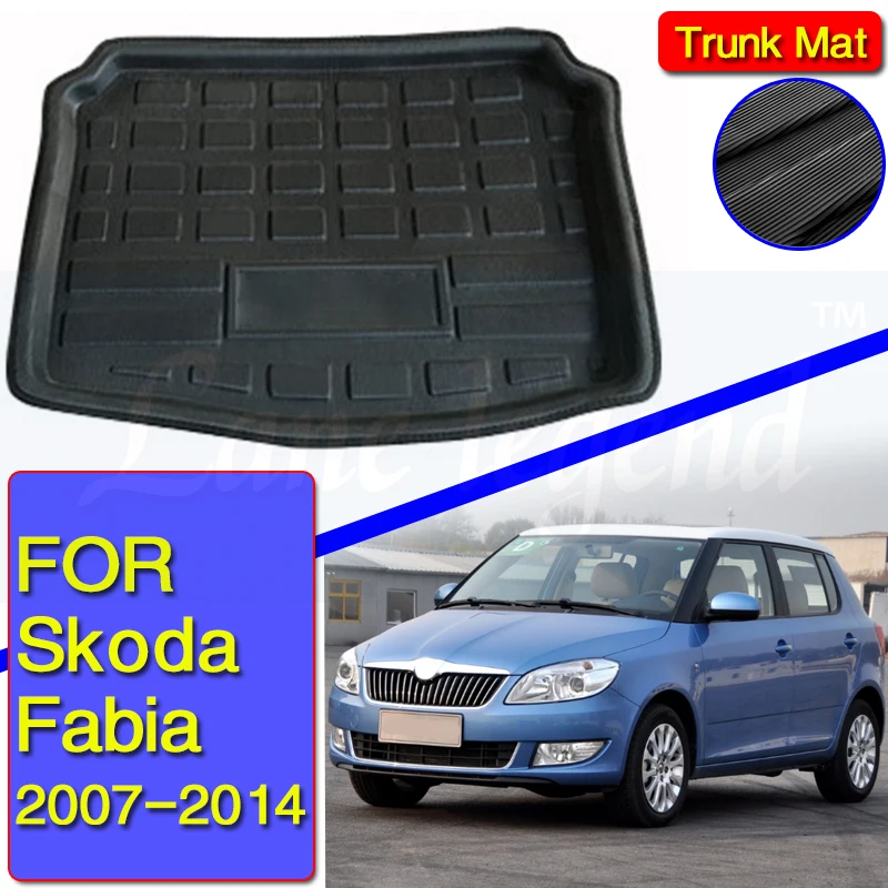 

For Skoda Fabia 2007 2008 2009 2010 2011 2012 2013 2014 Auto Car Rear Boot Cargo Liner Trunk Floor Carpets Tray Pad Mat Mats