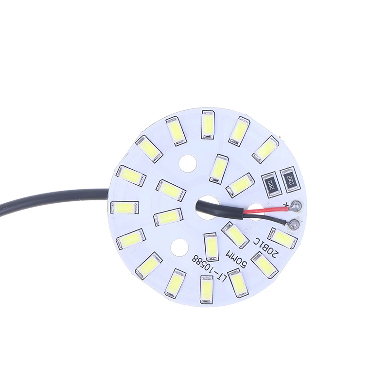 

1 шт. 3/5/10 Вт DC5V USB-разъем Белый светодиодный источник света SMD 5730/2835 Светодиодные бусины Кольцевой чип с черным кабелем переключателя 1,5 м