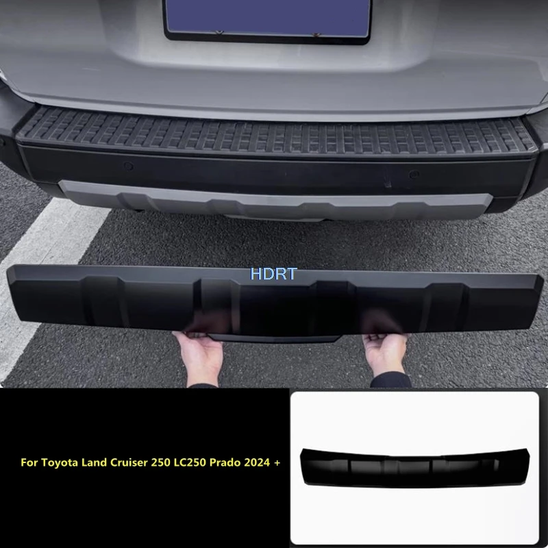 

Car Style Rear Bumper Lip Splitter Spoiler Protector Trunk Guard Trim Accessories For Toyota Land Cruiser 250 LC250 Prado 2024 +
