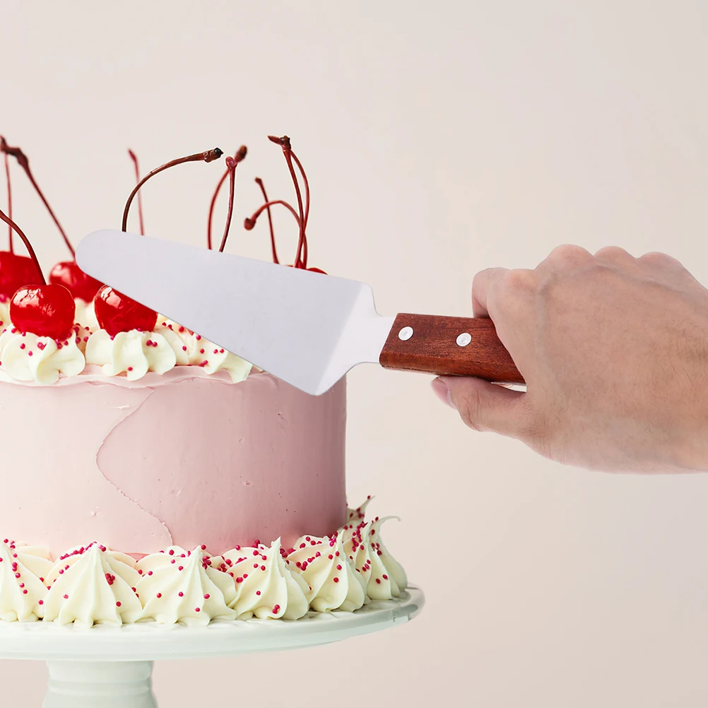 

2pcs Spatula H High Temperature Resistance Easy Cleaning Kitchen Baking Tool Pizza Spatula Cake Server