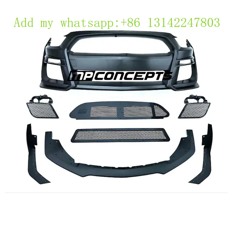 

MP CONCEPTS PP Материал GT500 СТИЛЬ ПОЛНЫЙ КОМПЛЕКТ ПЕРЕДНЕГО БАМПЕРА ПОДХОДИТ ДЛЯ 2015-2017GT ECOBOOST V6