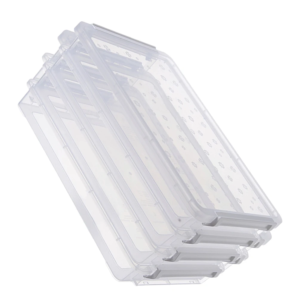 

Multilayers Transparent Storage Box Clear Plastic Document Organizer File Folder Paper Filing Case File Storage Box Documents