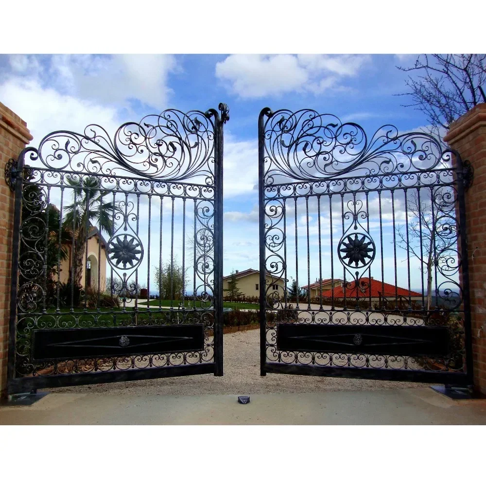 Decorative Iron Gates Models/Wrought Iron House Gate Designs for Home