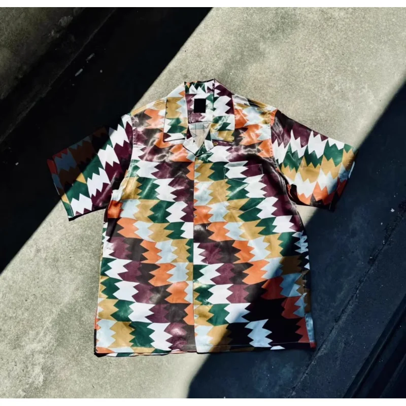 

VISVIM WMV ICT FREE EDGE SHIRT Rainbow Cuban collar Hawaiian shirt