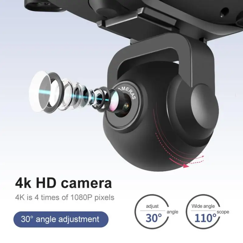 미니 X101 드론 4K 고화질 항공 사진, 지능형 장애물 회피 4 축 항공기