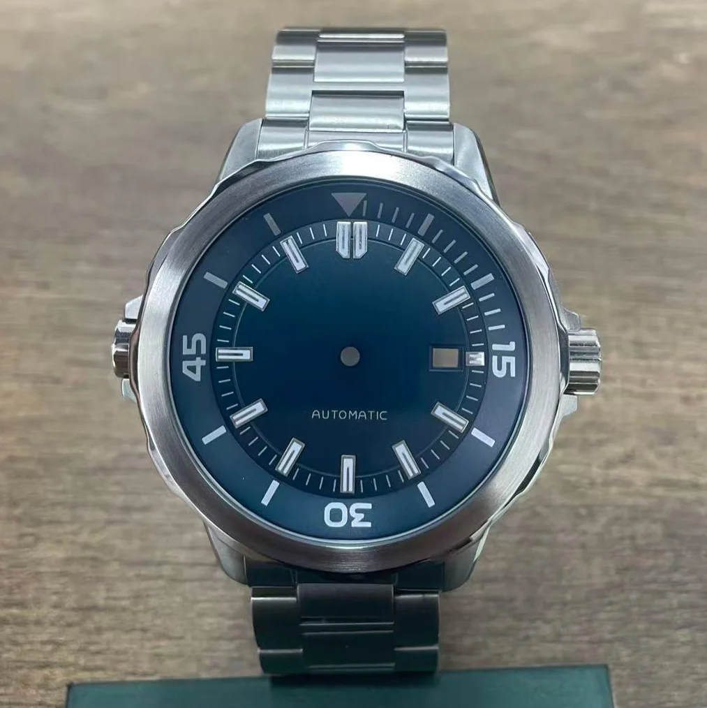 NH35 Case Size 47mm, Stainless Steel Strap, Suitable for NH35, NH36, Dial, Watch Component Replacement and Repair
