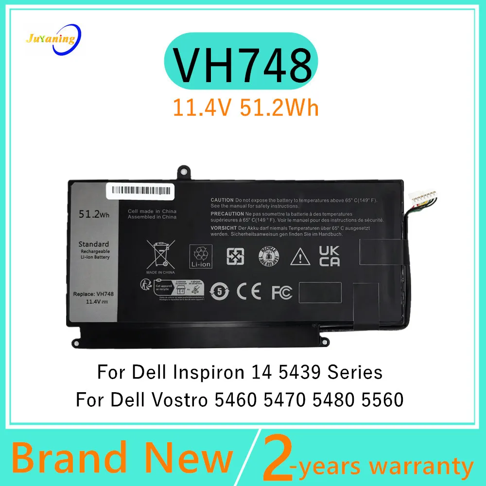 Laptop battery For Dell Vostro 5560 5460 5470 5480 FOR Inspiron 14 5439 Series P43F P41G VH748