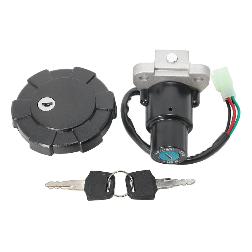 Motorrad-Schlüssel-Set mit Tankdeckel und Zündschalter für Yamaha DT125R 1987-2002 55V-82501-00 3LY-82501-00 3RM-82510-00 34X-82025-01 – Detail 2