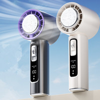 4000mAh Semiconductor Refrigeration High-speed Handheld Electric Fan USB Portable Rechargeable Outdoor Small Fan