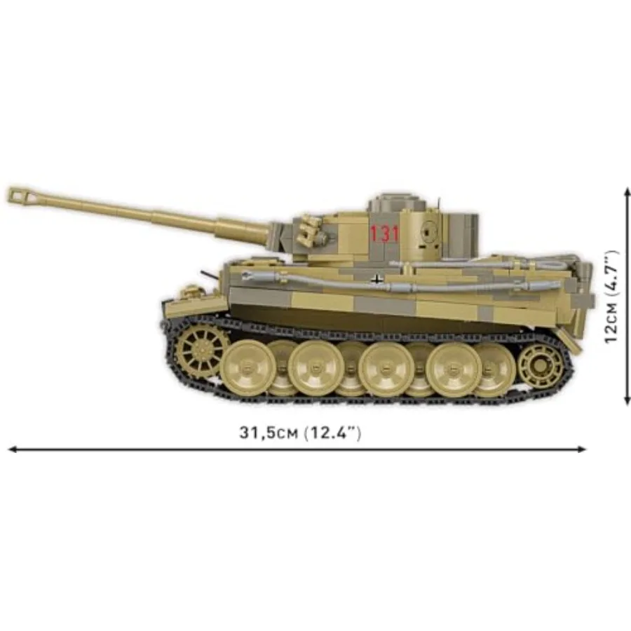 Colección histórica Panzer VI Tiger 131 de la Segunda Guerra Mundial para museos educativos y exposiciones de historia militar Modelo de tanque auténtico con