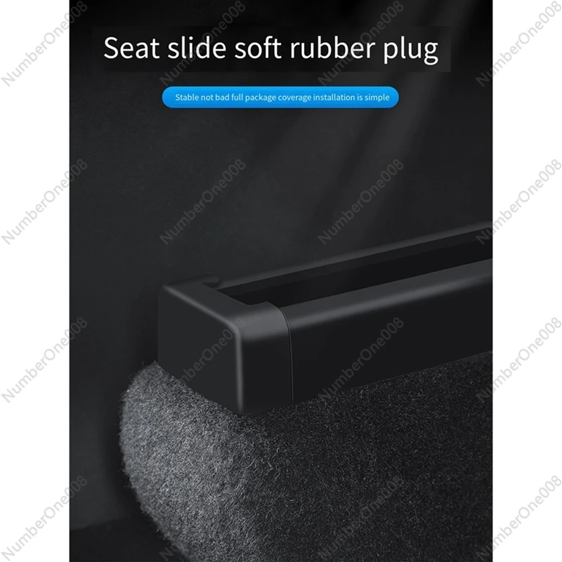 Car Anti-Collision Protection Cover Seat Slide Protection Cover For Tesla Model Y 3 Interior Modification Accessories