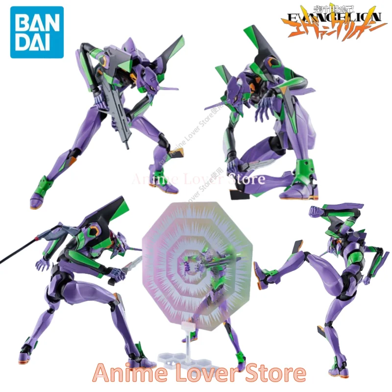 Oryginalna figurka Anime Bandai EVANGELION ROBOT SIDE przeguby EVA ruchome EVA-0-1-2-8 Model kolekcjonerski ozdoby