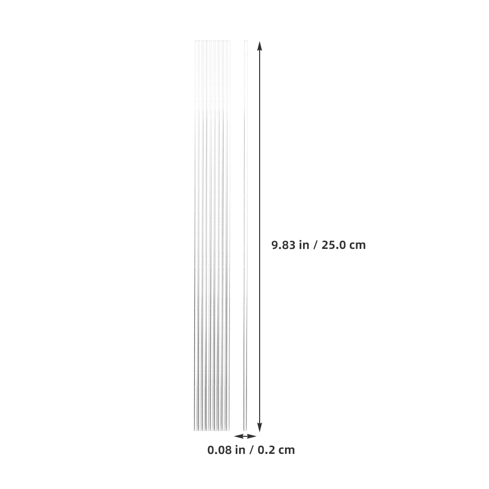 

10pcs Plant Support Stakes Transparent Acrylic Convenient Bracket for Garden chid Stakes Vine Plants Supports