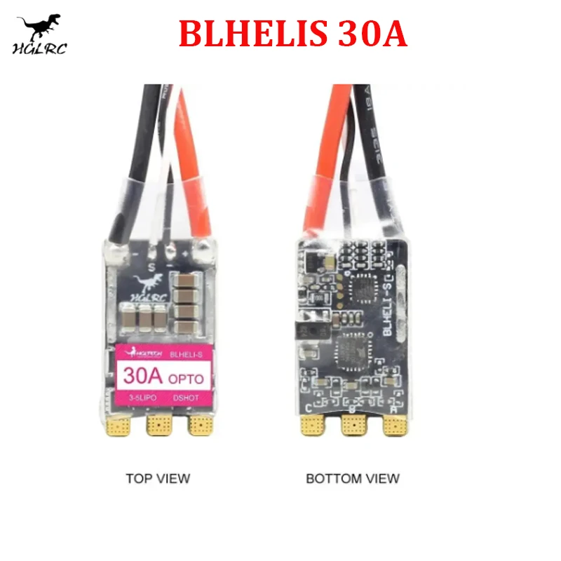 HGLRC 30A 30AMP 3-5S BLHELIS 16.5 BB2 DSHOT600 bezszczotkowy ESC dla RC FPV Racing Freestyle Drone wymiana DIY części