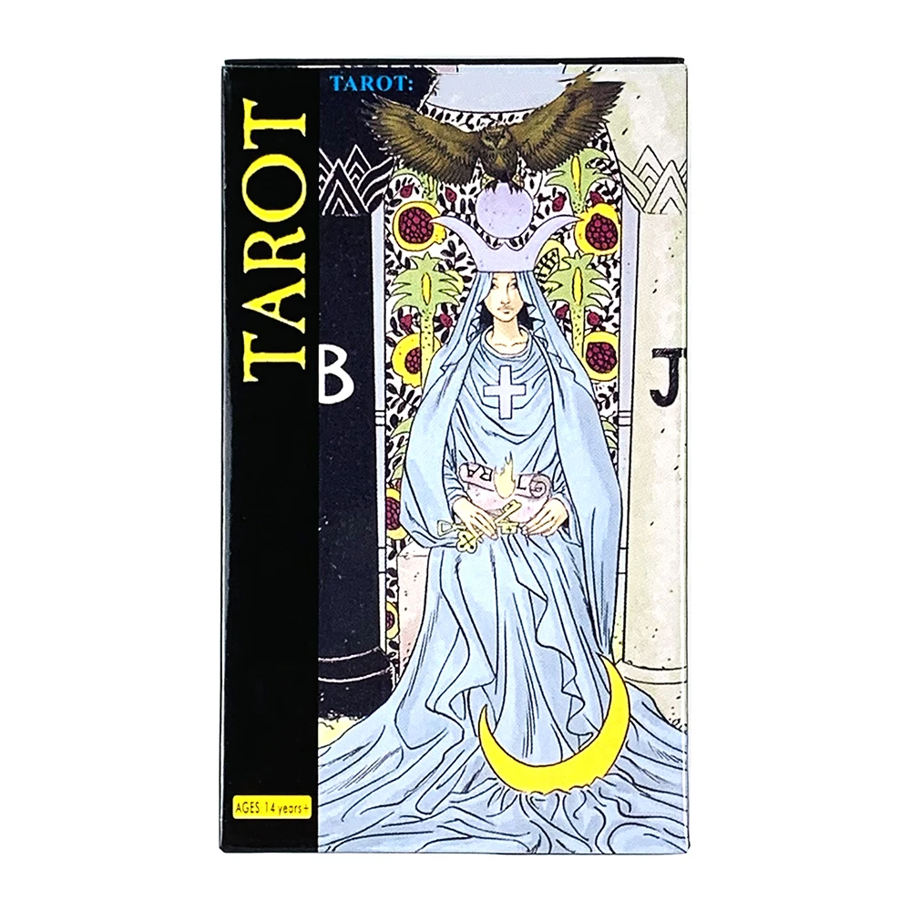 New Tarot Cards A 78pcs Oracle English Visions Fate Divination Edition Deck Borad Playing Games For Beginners Women Table Games