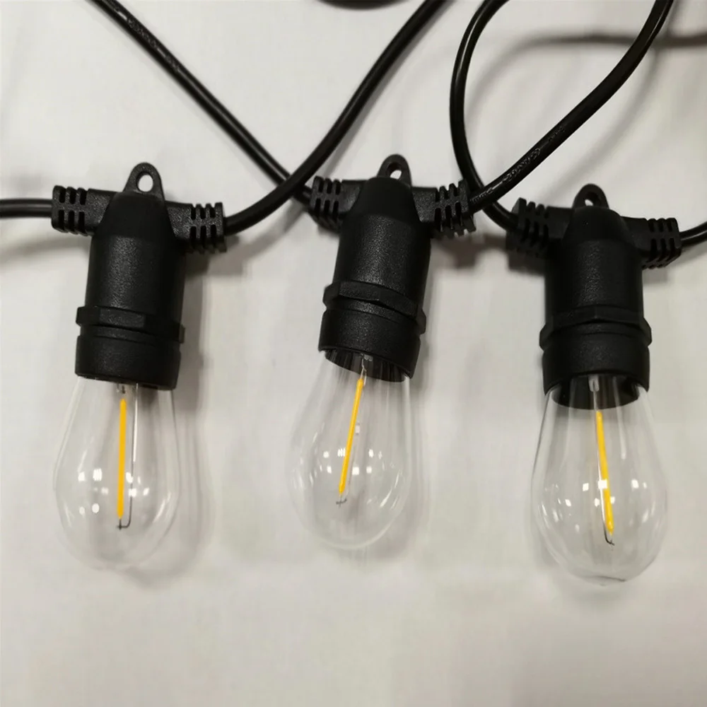 15LED Remote Control Light String  Waterproof Outdoor Solar-Powered Warm White Decorative Lights for Garden Festivals S14