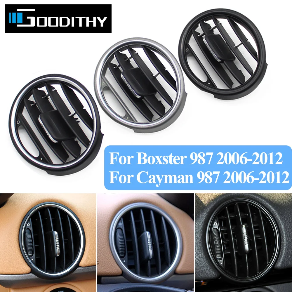 Upgraded Car Front  Console Air Conditioner AC Vent Grille Outlet Panel Tirm For Porsche Boxster Cayman 987 2006-2012 987552131