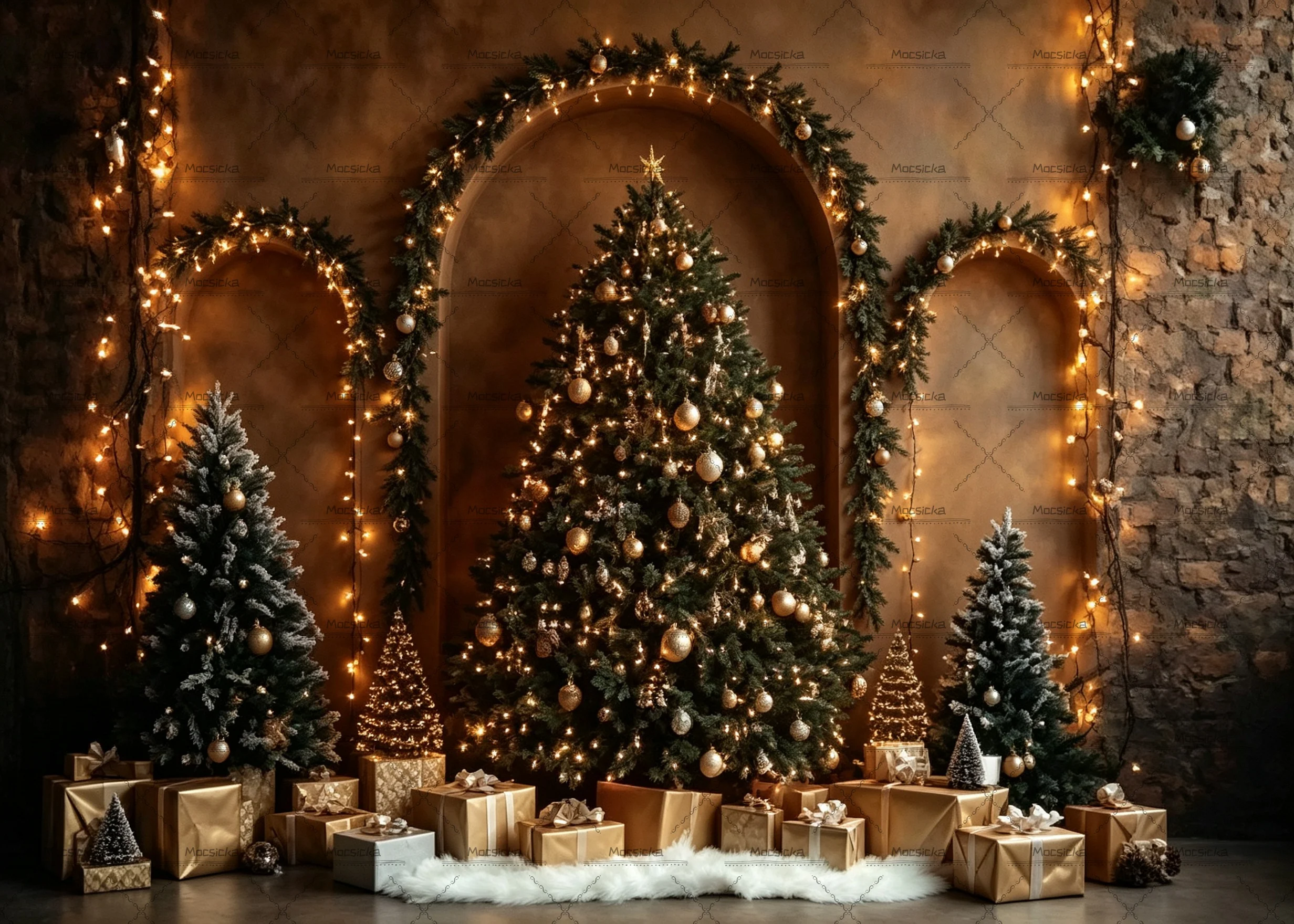 Christmas Photography Backdrop - đánh giá và giá Photography Lighting Box