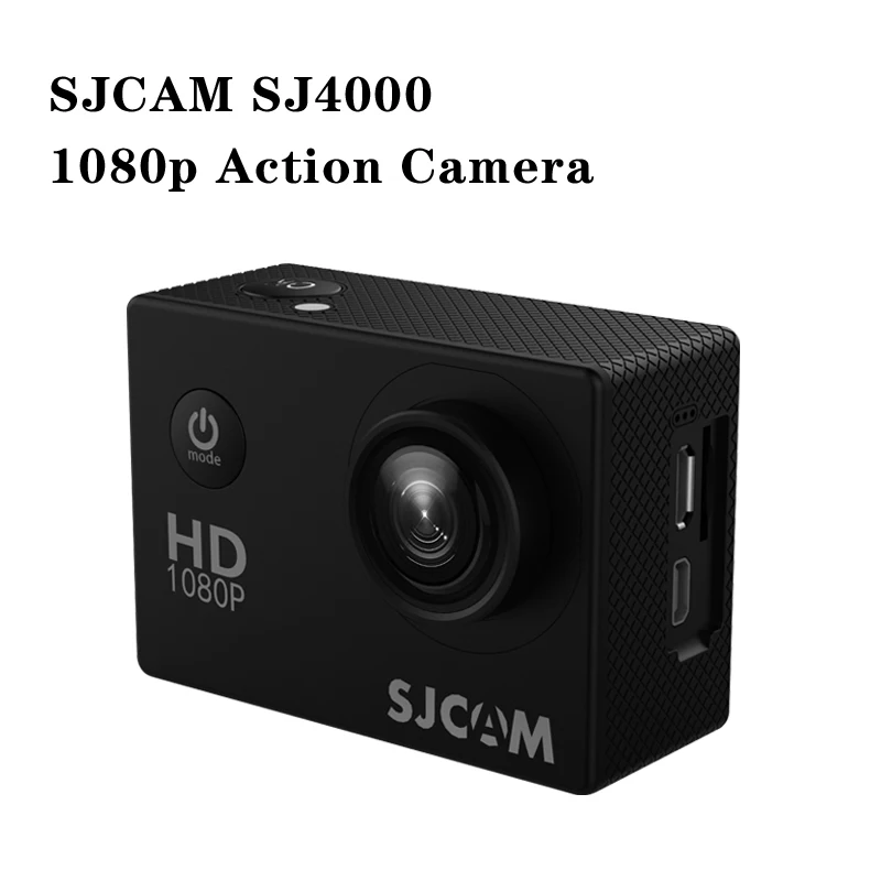 Action Camera 2.0Inch Full HD Screen 12MP 1080P Ultra Wide Angle 30M Waterproof Motion Detection Long Battery Life