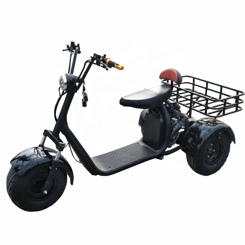 Warehouse Hot Selling Warehouse Adult Three Wheel Bicycle Lithium Battery 60V 20Ah 2000w Tricycle 3 Wheel Electric Scooter