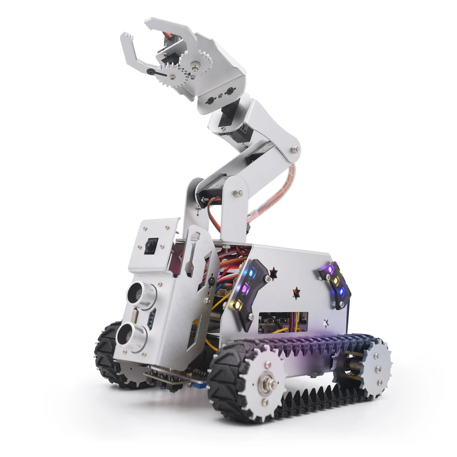 

Автомобильный комплект Adeept RaspTank Metal Smart Robot для Raspberry Pi 5/4B/3B/3B+ (плата в комплект не входит)
