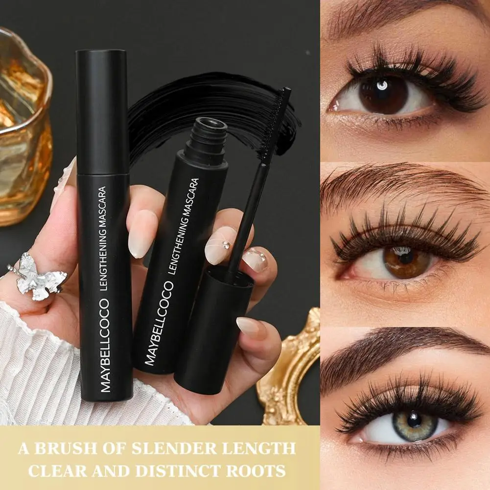 Mascara impermeabile da 10 ml, applicazione spessa e duratura, crittografia a bolle, capelli ricci a lunga azione e trucco per occhi grandi