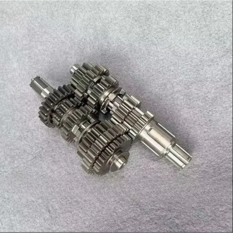 

Engine parts Gear transmission Gear motorcycle transmission system Main and auxiliary shaft assembly
