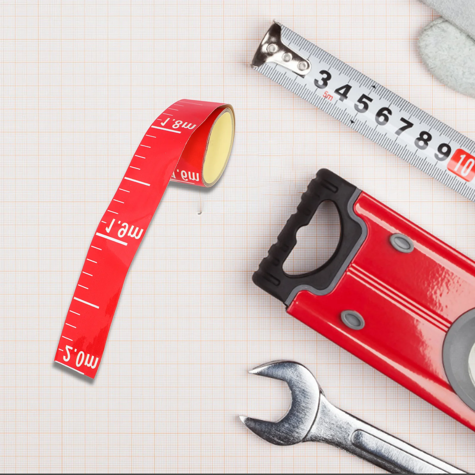 Water Level Water Tank Level Gauge Self-Adhesive Waterproof Measuring Tape For Tank Pond Pool Aquarium Scale Ruler Tool