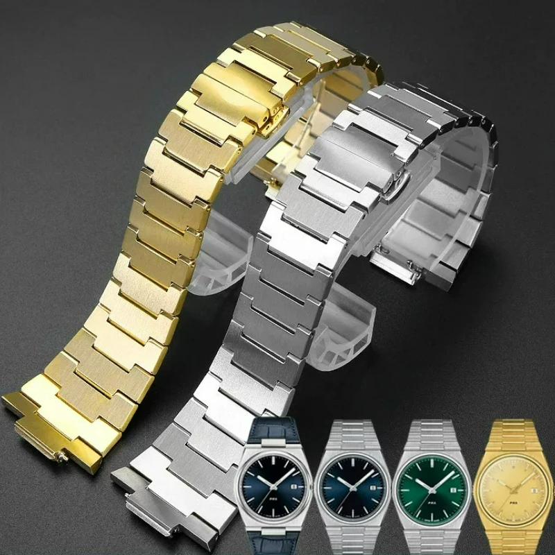 For Tissot PRX Collection T137410 Stainless Steel Watch Bracelet Special Interface Polished Exquisite Steel Watch Accessories