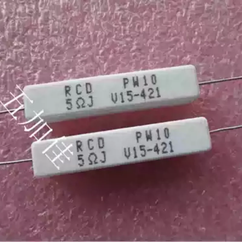 10-100pcs PW10-5R0-JBW 5 Ω J 10W 5R 5% imported non inductive cement resistor