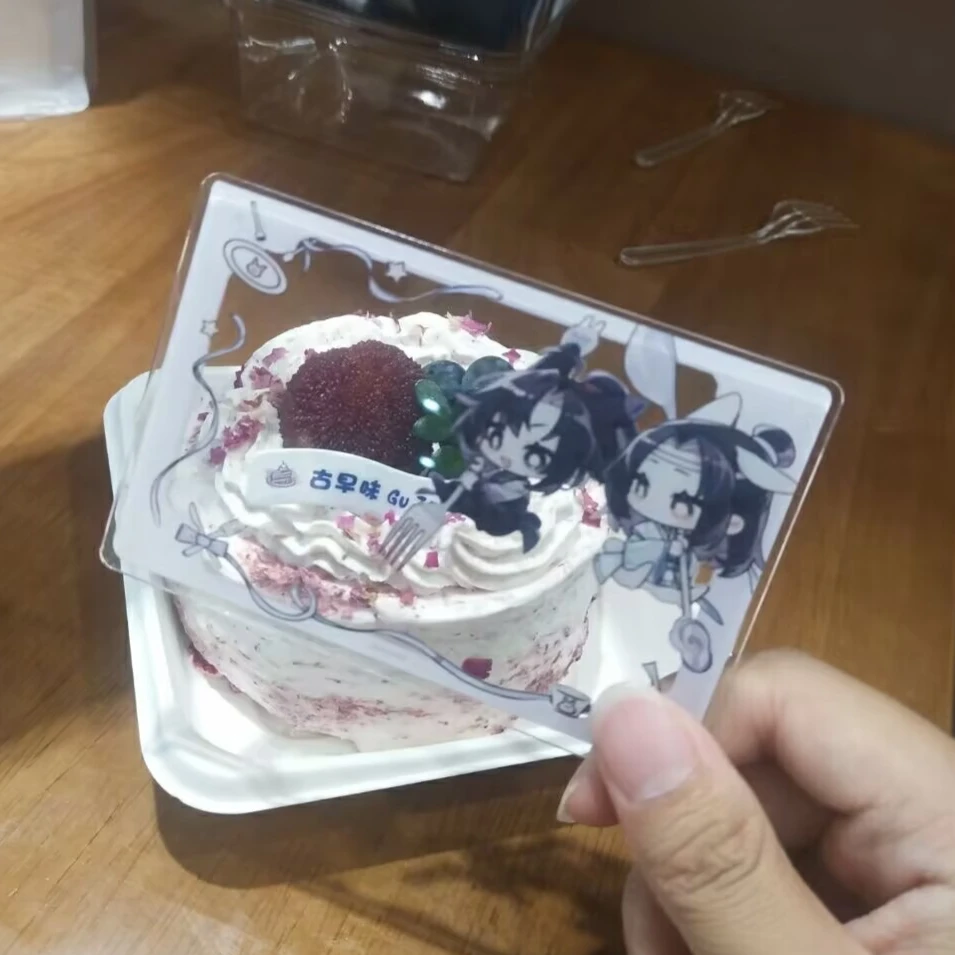 Un nuovo fai da te di alto aspetto fatto da te "Modao Ancestor" Wei Wuxian Lan WangJi, con carte acriliche trasparenti sulla periferia