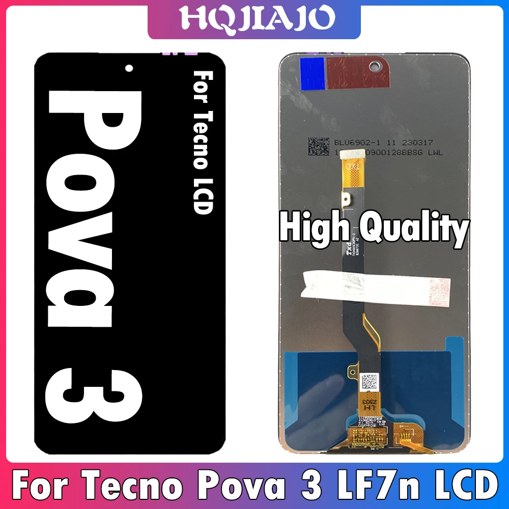استبدال شاشة LCD عالية الجودة لجهاز Tecno Pova 3 بحجم 6.9 بوصة: تقييم شامل ونصائح عملية