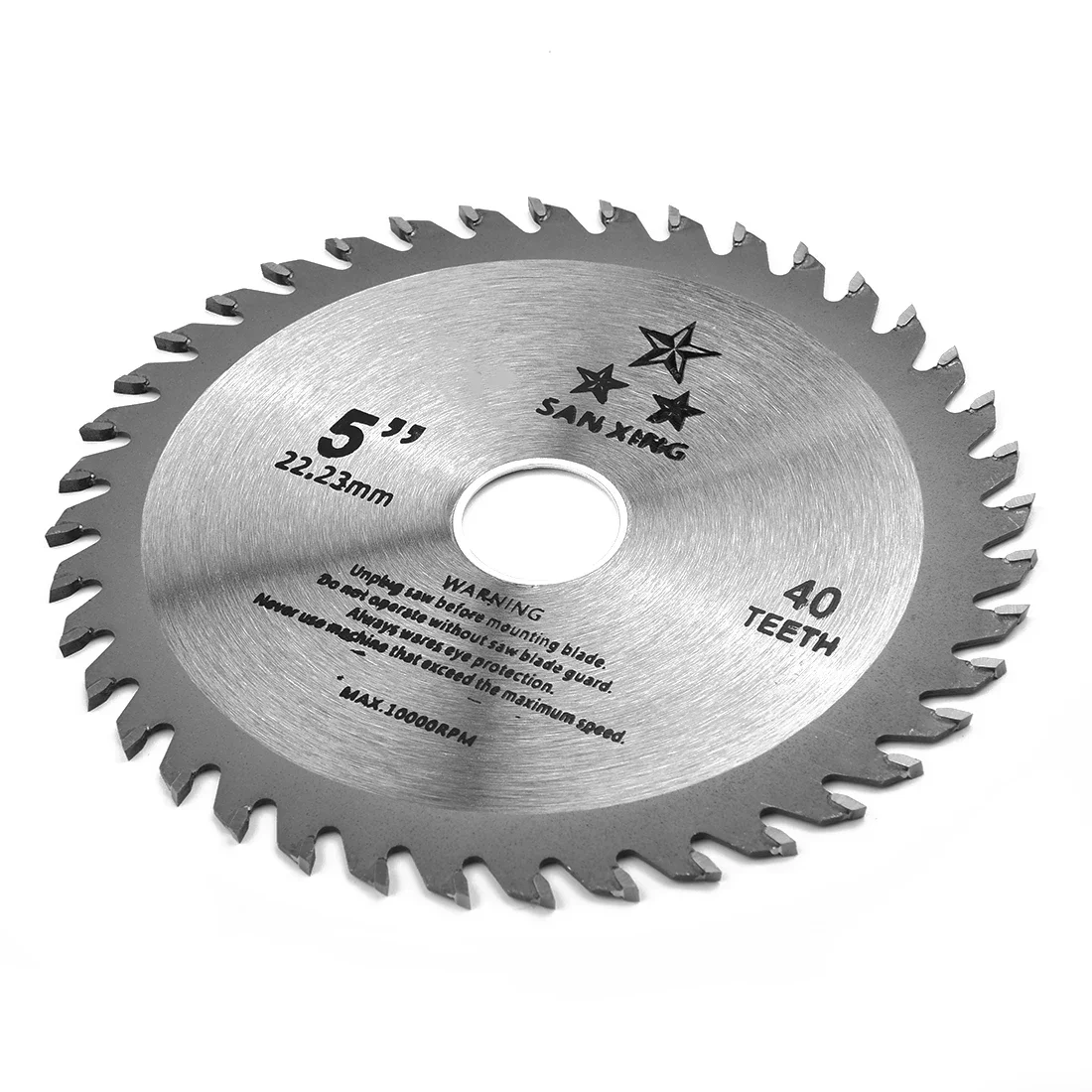 5 Inch Table Cutting Disc For Wood Carbide Tipped 1 Bore 40 Teeth Max RPM 5,500  Max RPM 12000 Oscillating Tool Wheel Discs