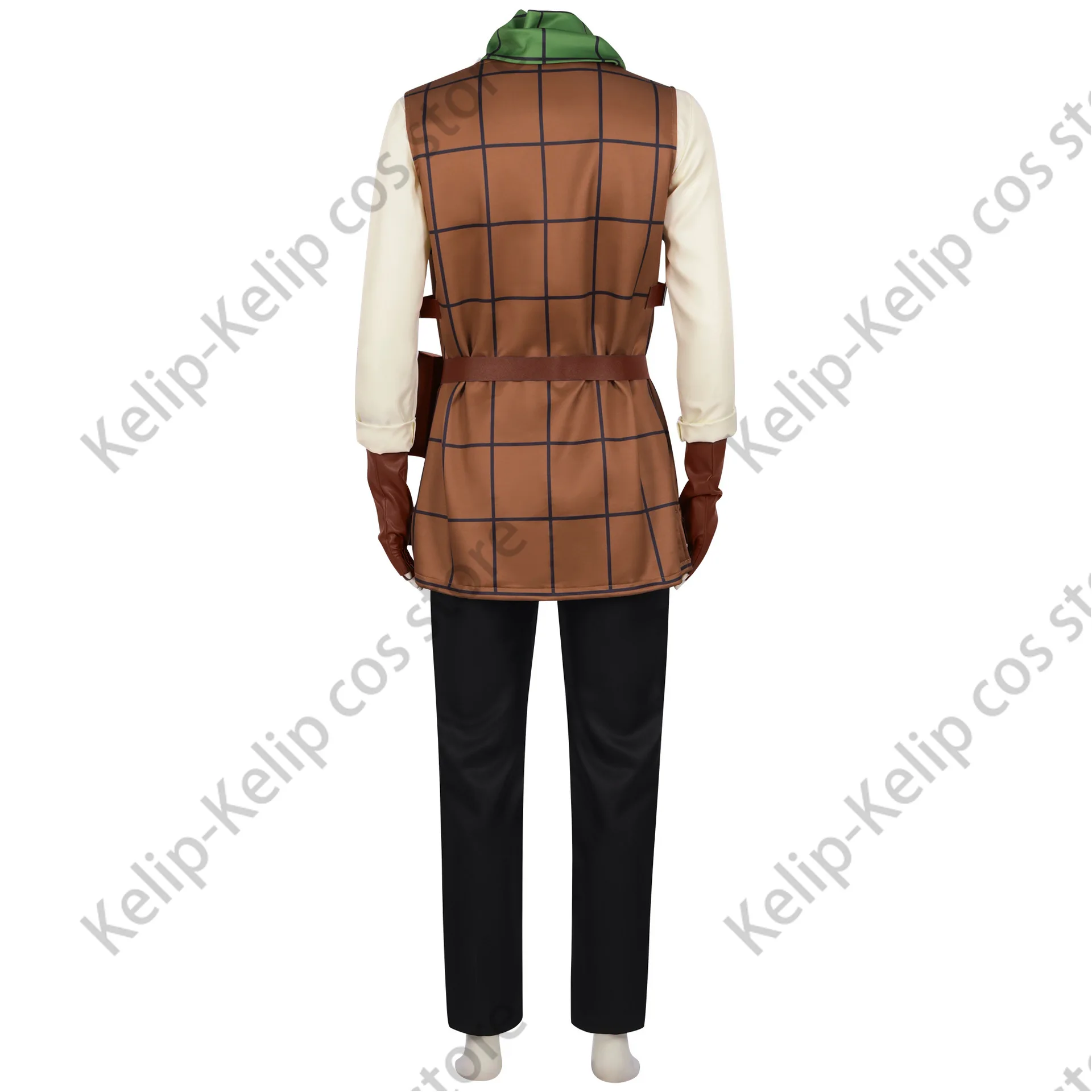 Chilchuck الوقت تأثيري حلي ، أنيمي لذيذ في المحصنة ، بانت شعر مستعار الجيب ، Lockpicker موحدة ، بدلة حفلة هالوين