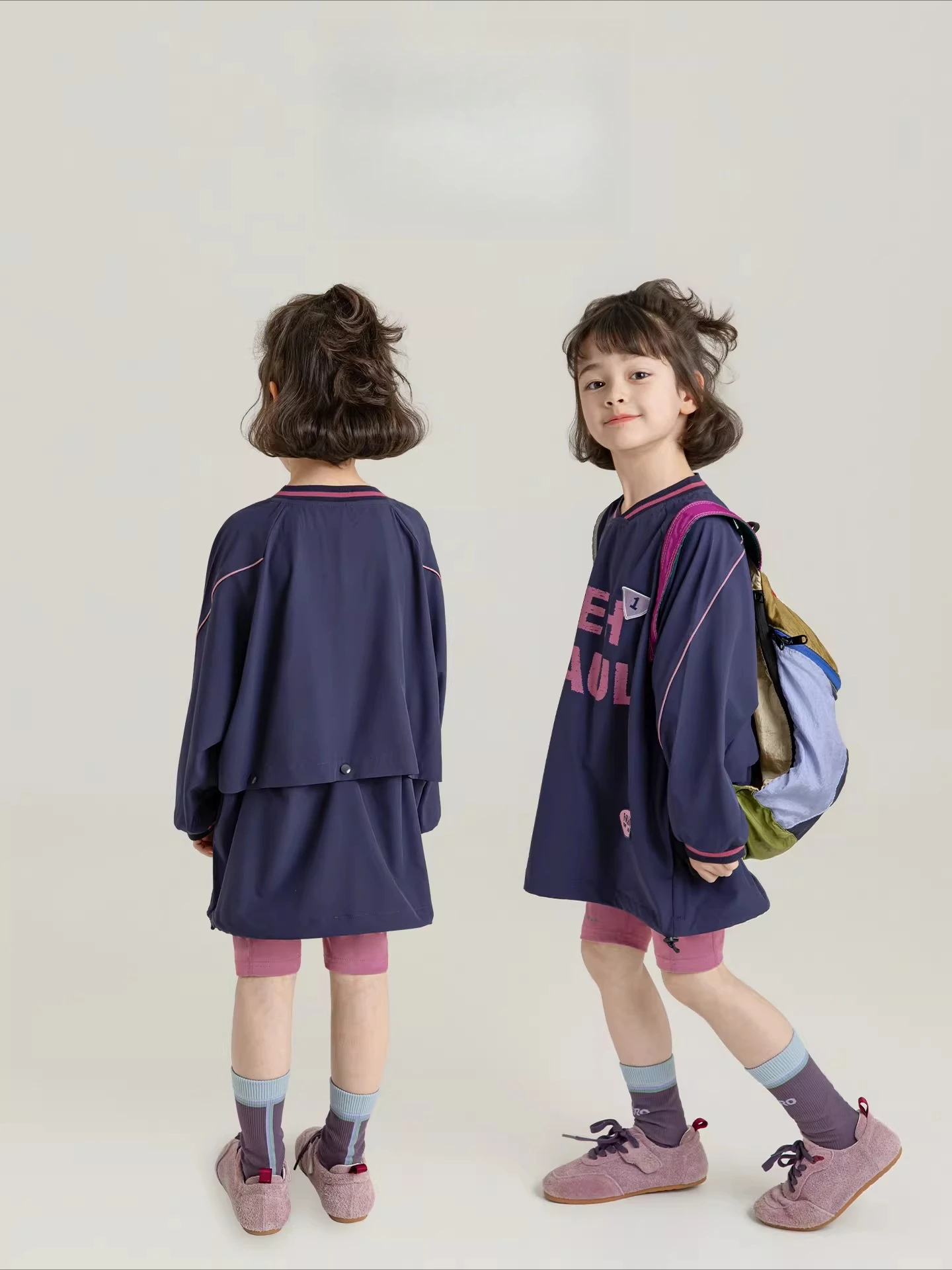 Girls 2026 Spring New Ice Cool Quick Dry Long Sunscreen Coat UV Protection Kids Tops For 4-10Y Girls