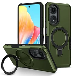 Phone Case for Oppo A38 A18 A54 A57s A77s with O Kickstand Oppo Reno 11 10 Pro A78 A77S A58 Anti Impact Protective Phone Cover
